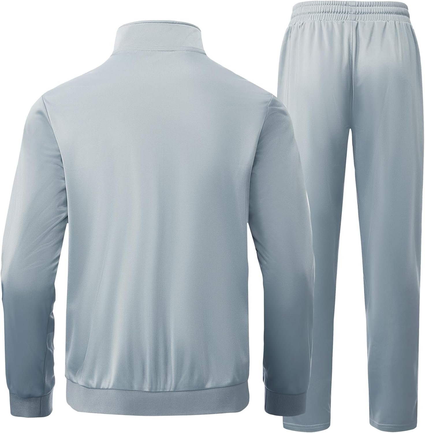 HODOSPORTS Mens Tracksuits 2 Piece Full Zip Jogging Running Suits SweatSuits for Men Shiny Sport Track Suits Sets - Image 2