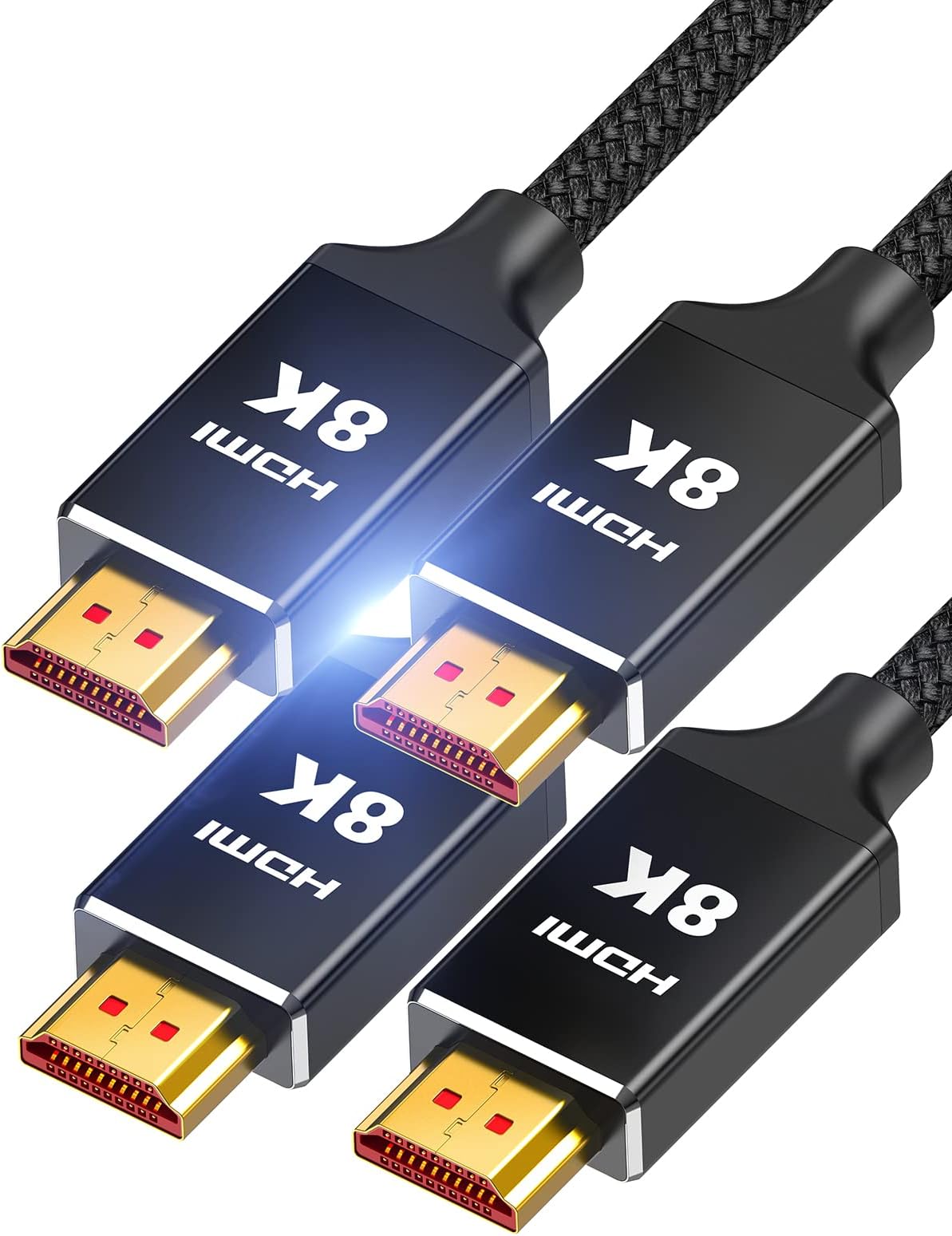 Capshi Hdmi Cables 3.3 FT 8k 2 Pack