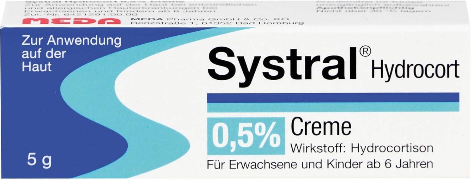 SYSTRAL Hydrocort 0,5% Creme 5 g : Amazon.de: Drogerie & Körperpflege