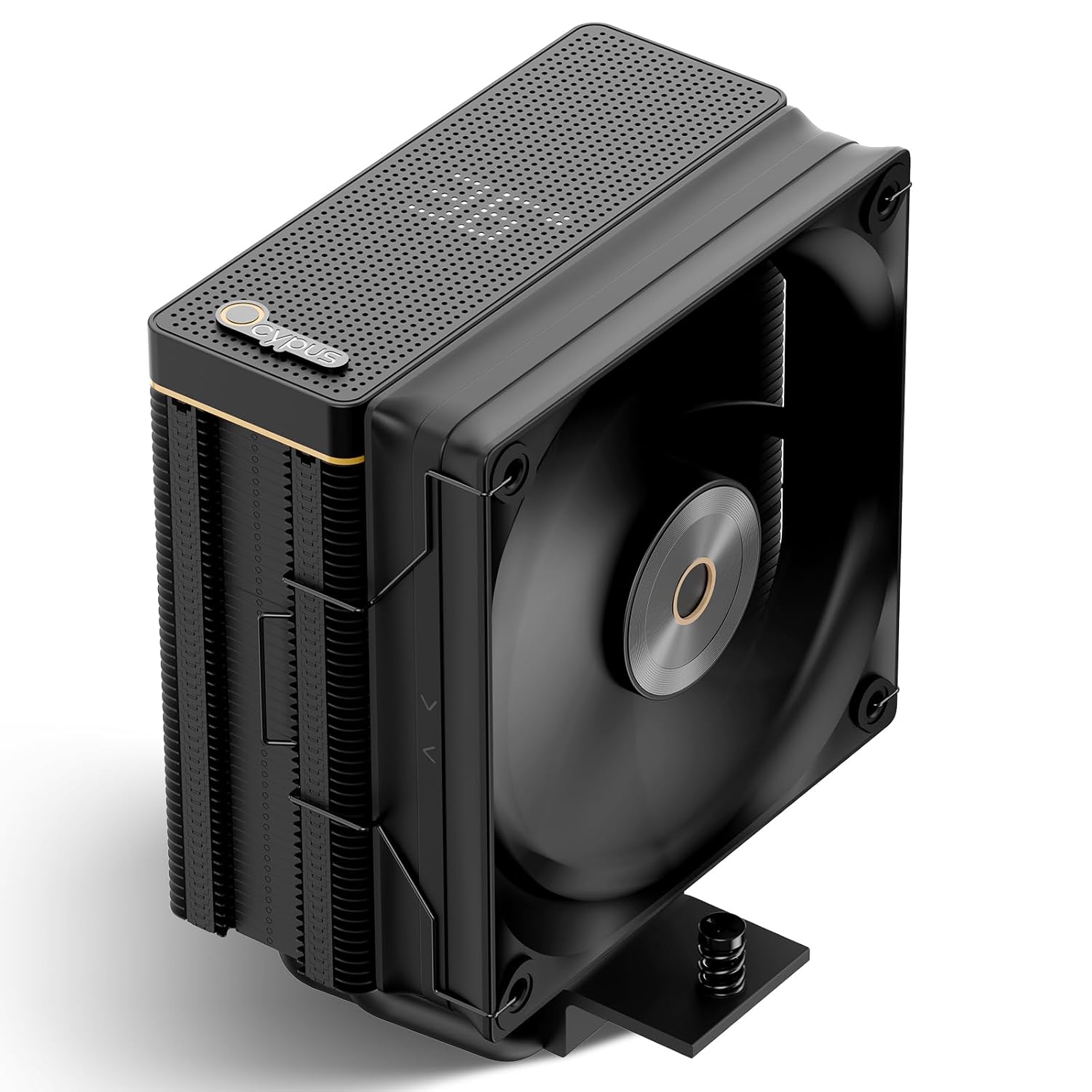 Iota A40 CPU Air Cooler Single Tower CPU Cooler with Digital Display,4 Heat Pipes,Silent 120mm FDB Fan,High Efficiency Radiator,CPU Cooling Fan for AMD AM4/AM5,Intel LGA 115X/1200/1700/1851,BK Single-Tower BLACK