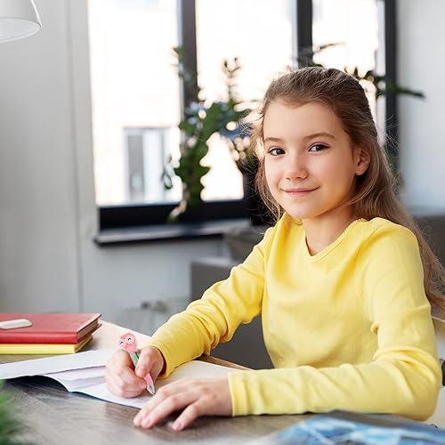 Miniatura 6 de 12 bolígrafos pequeños y bonitos en uno, bolígrafos de gel retráctiles 4 en 1, divertidos bolígrafos de dibujos animados para niños, mujeres,