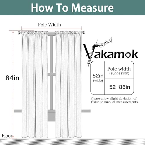Miniatura 6 de Yakamok - Cortinas opacas con aislamiento térmico y hueco para la barra, dos paneles de cortinas para oscurecer la habitación