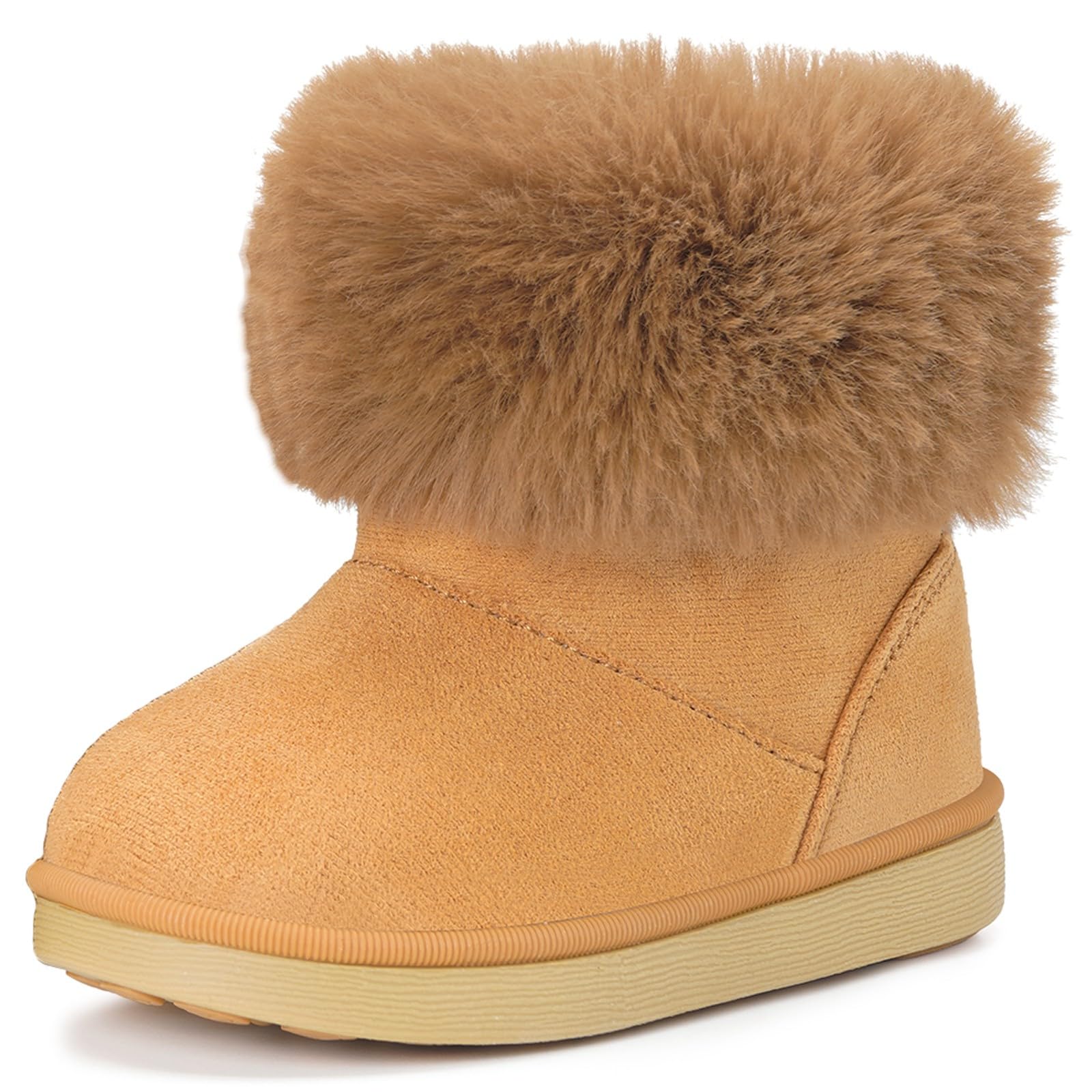Gaatpot Stivali per Bambine e Ragazze Stivaletti da Neve Ragazzi Fodera Scarpe con Invernali Bambini Stivale con Imbottitura Calda 20-29EU
