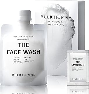 バルクオム 洗顔 メンズ 100g サンプル1回分付き THE FACE WASH