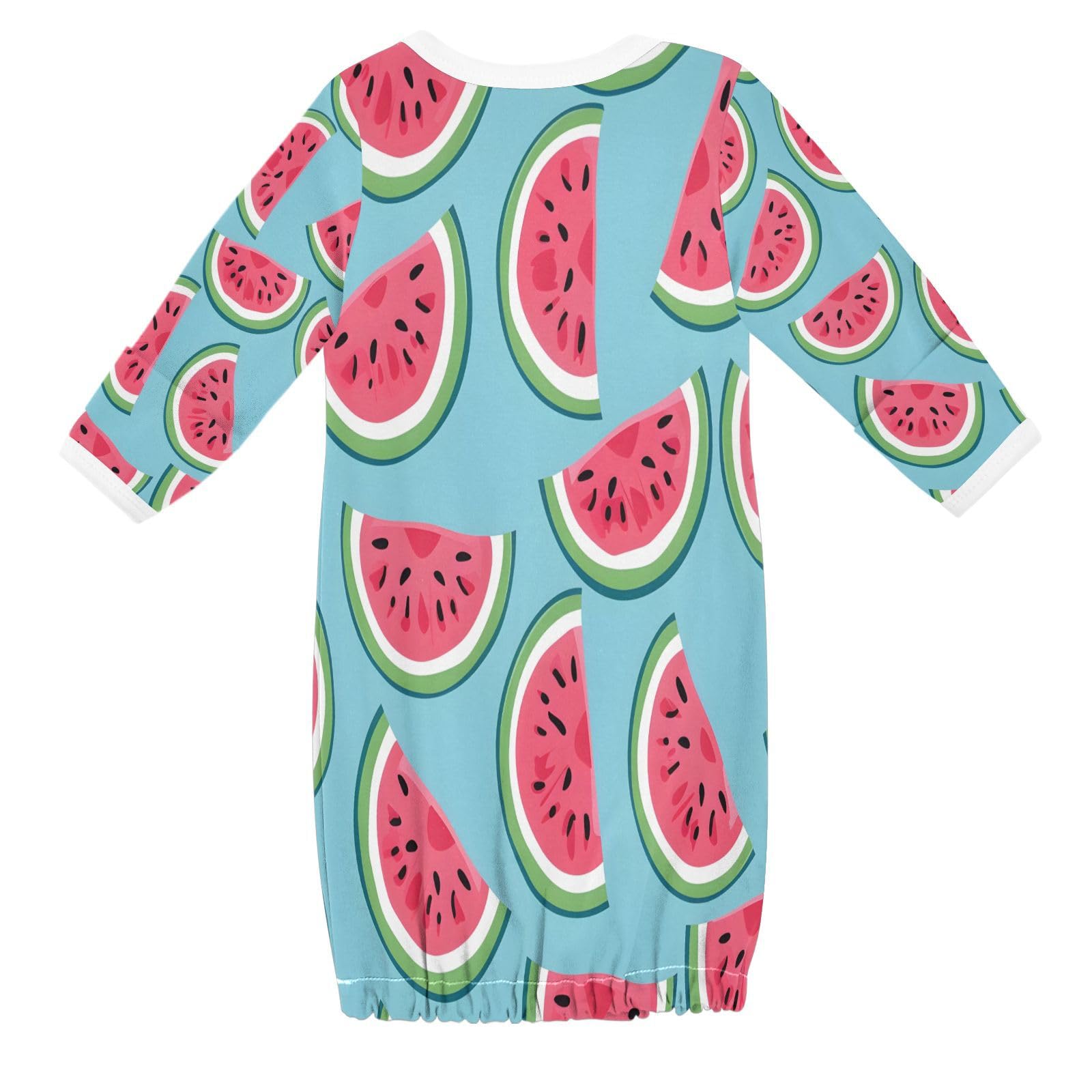 senya Nightdress Sleeper Gown Long Sleeve Nightgown Pajamas Watermelon for 3-12 Months Multi