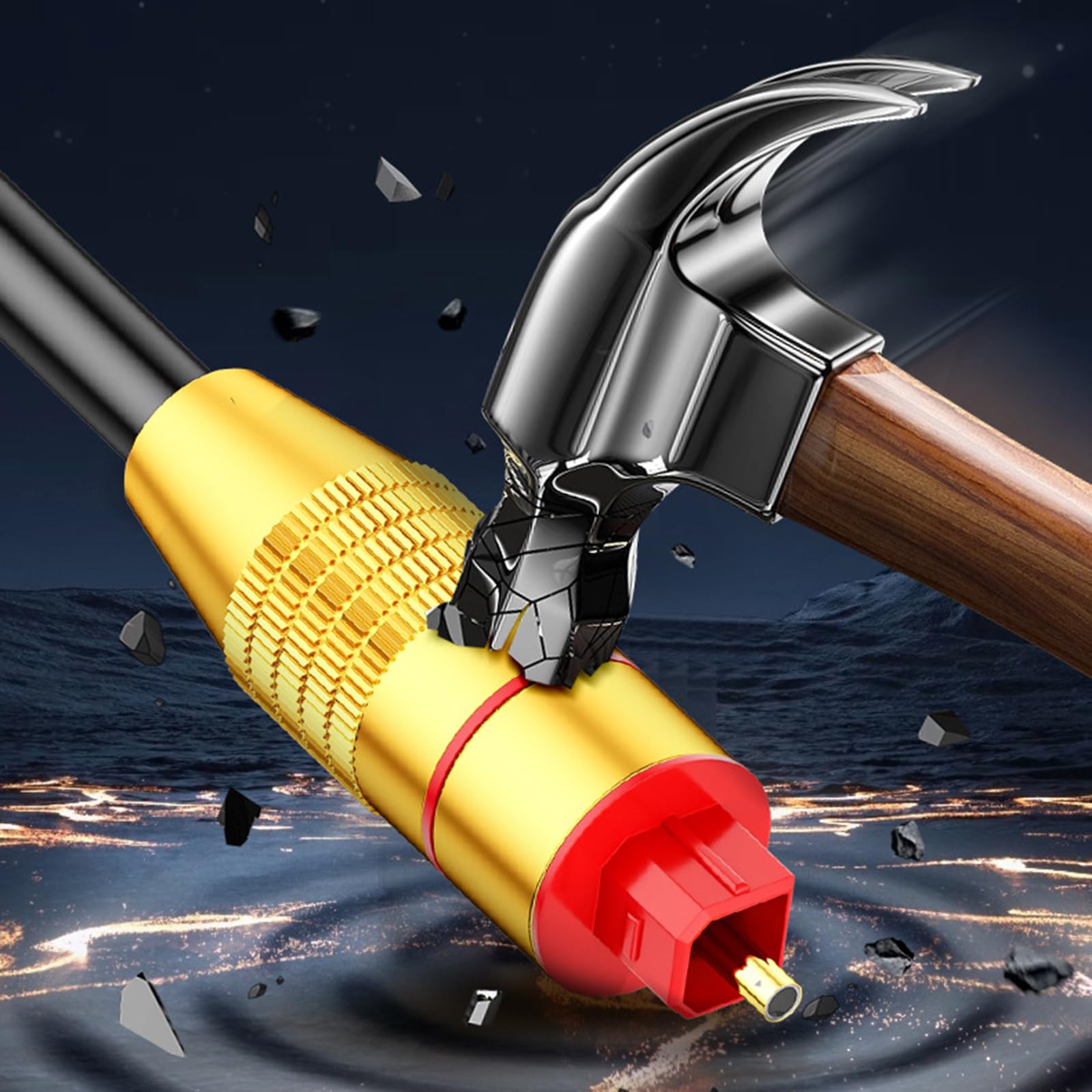 Adattatore audio ottico da USB a cavo SPDIF, connessione USB a fibra ottica, per computer, laptop, scheda esterna