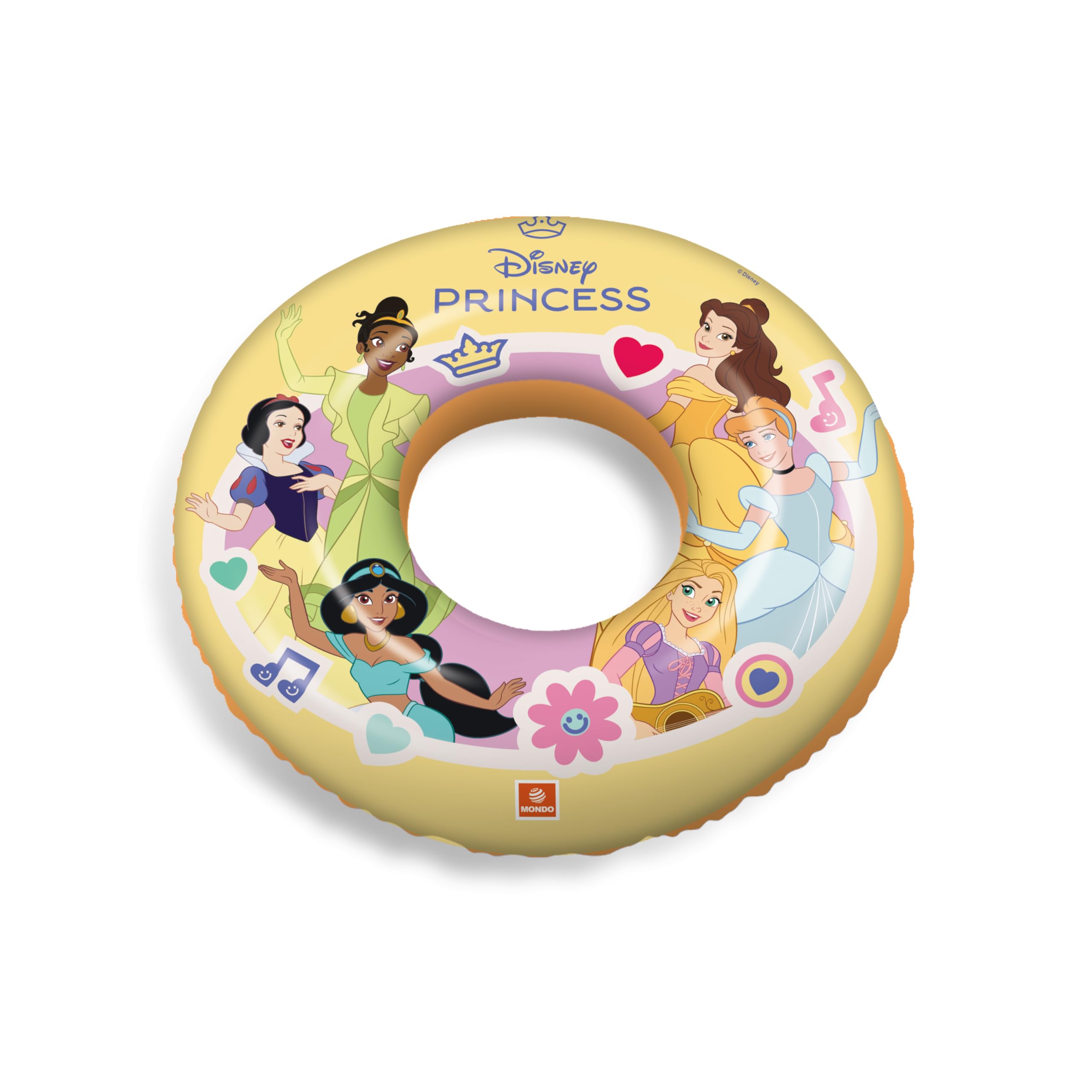 Hexguard Mondo Disney Princess Inflatable Swim Ring For Kids - Pool Float & Water Floatie, Multi