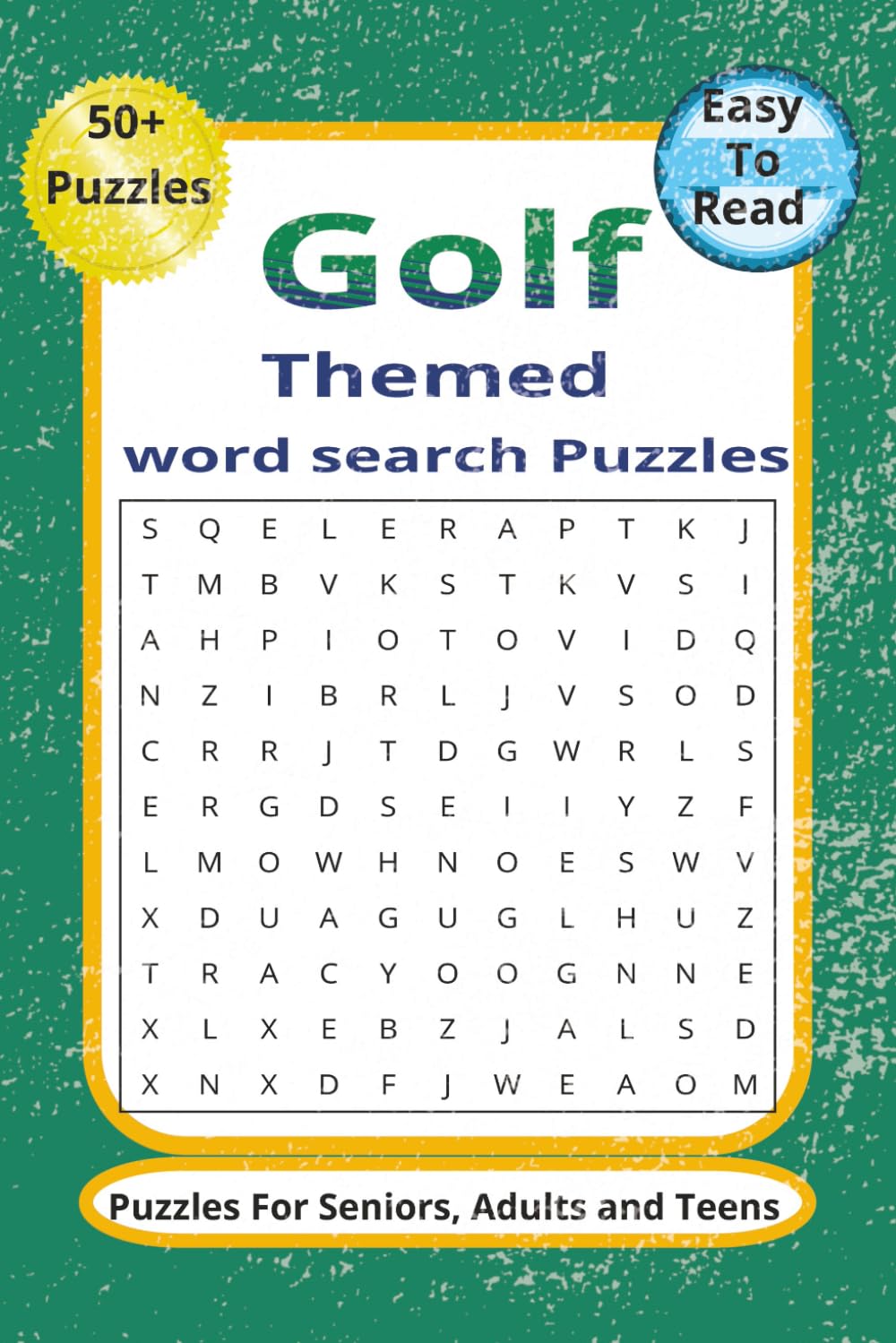 Golf Themed Word Search Puzzles: Golfer’s Word Search Puzzles: Test Your Golf Knowledge, Relax with Word Search Puzzles | word search book for ... | gift for vacations, holiday or relaxation
