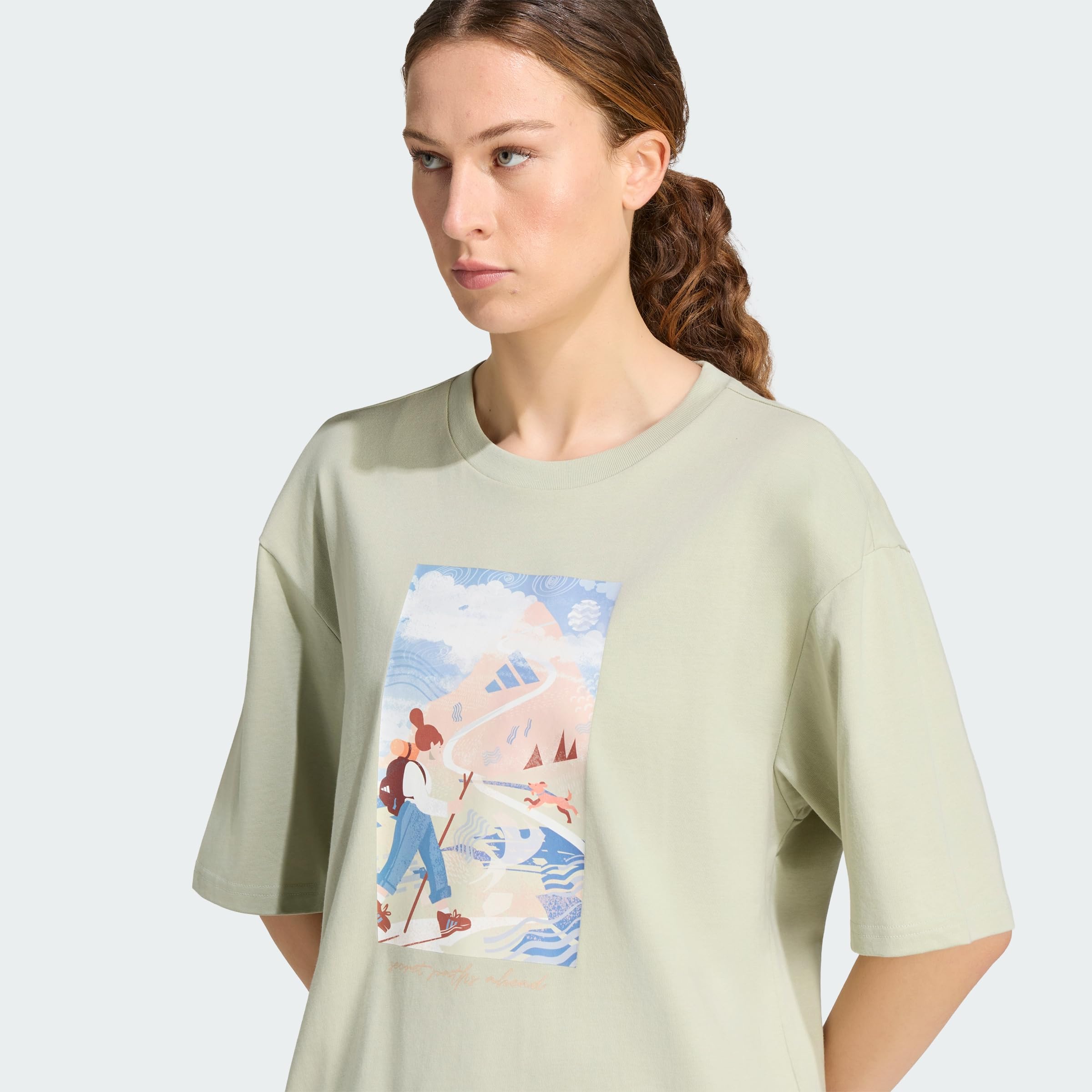 adidas Women's Terrex Secret Paths Ahead T-Shirt, Grafik