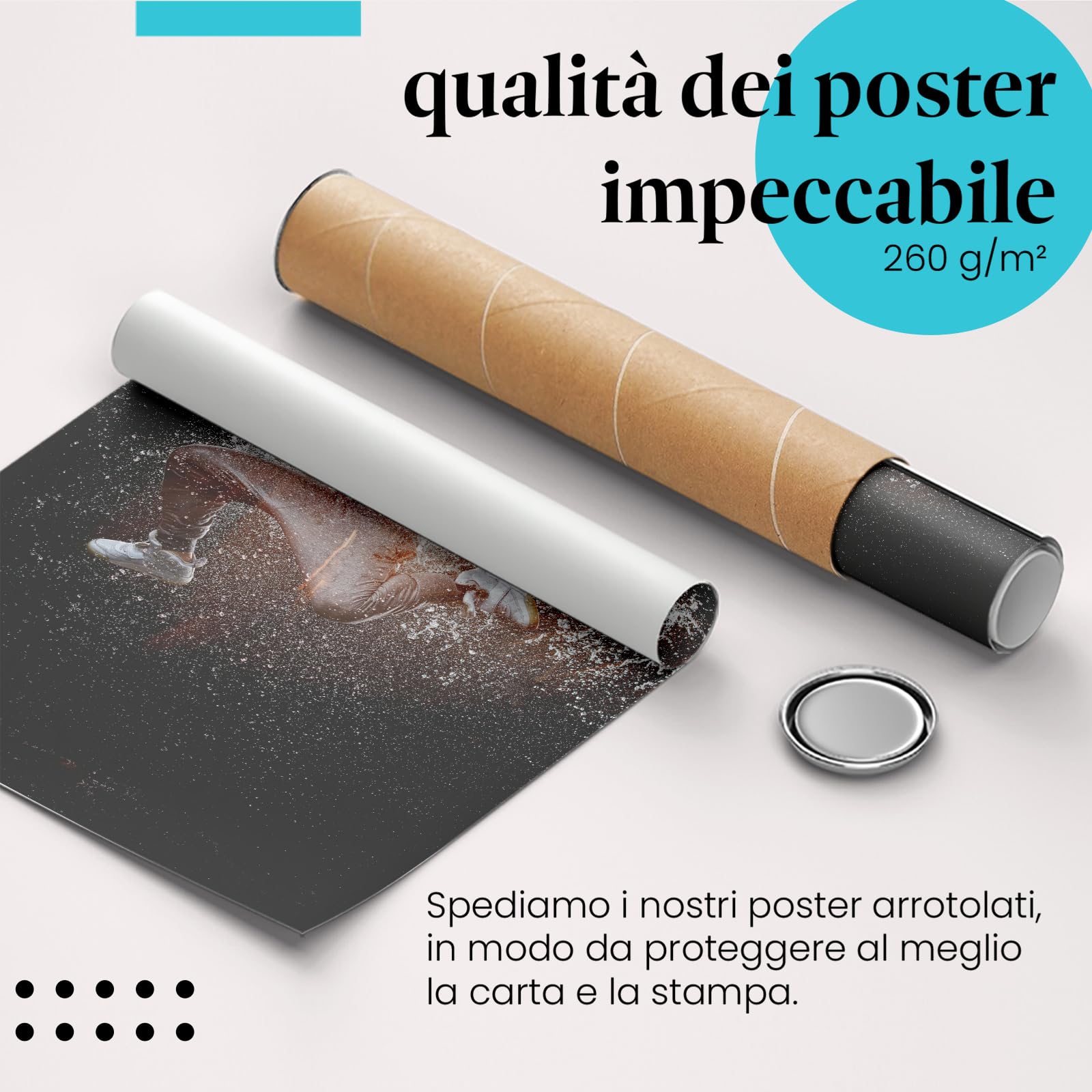 Postereck - 1937 - Hip hop, danza, musica, sport, acqua, donna, ballerina - Decorazione da Parete, Stampa Artistica, Arredamento Interni, Quadri - Tela - 100,0 cm x 75,0 cm