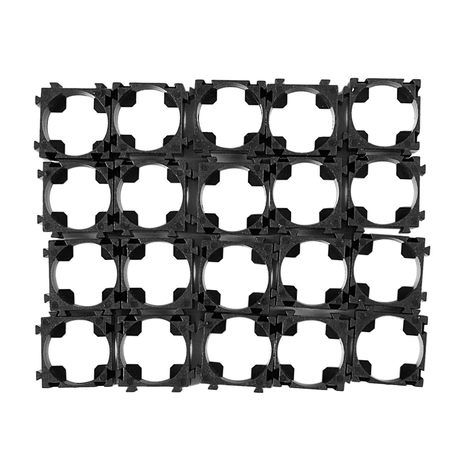 BPQiang 20 Pcs 18650 Lithium Cell Battery Holder Bracket for DIY Pack