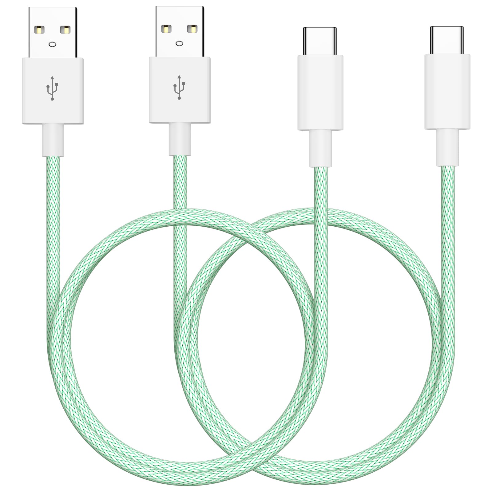esbeecables Car Carplay Cable for iPhone 16 15 2Pack 6 6Ft USB A to USB C Fast Car