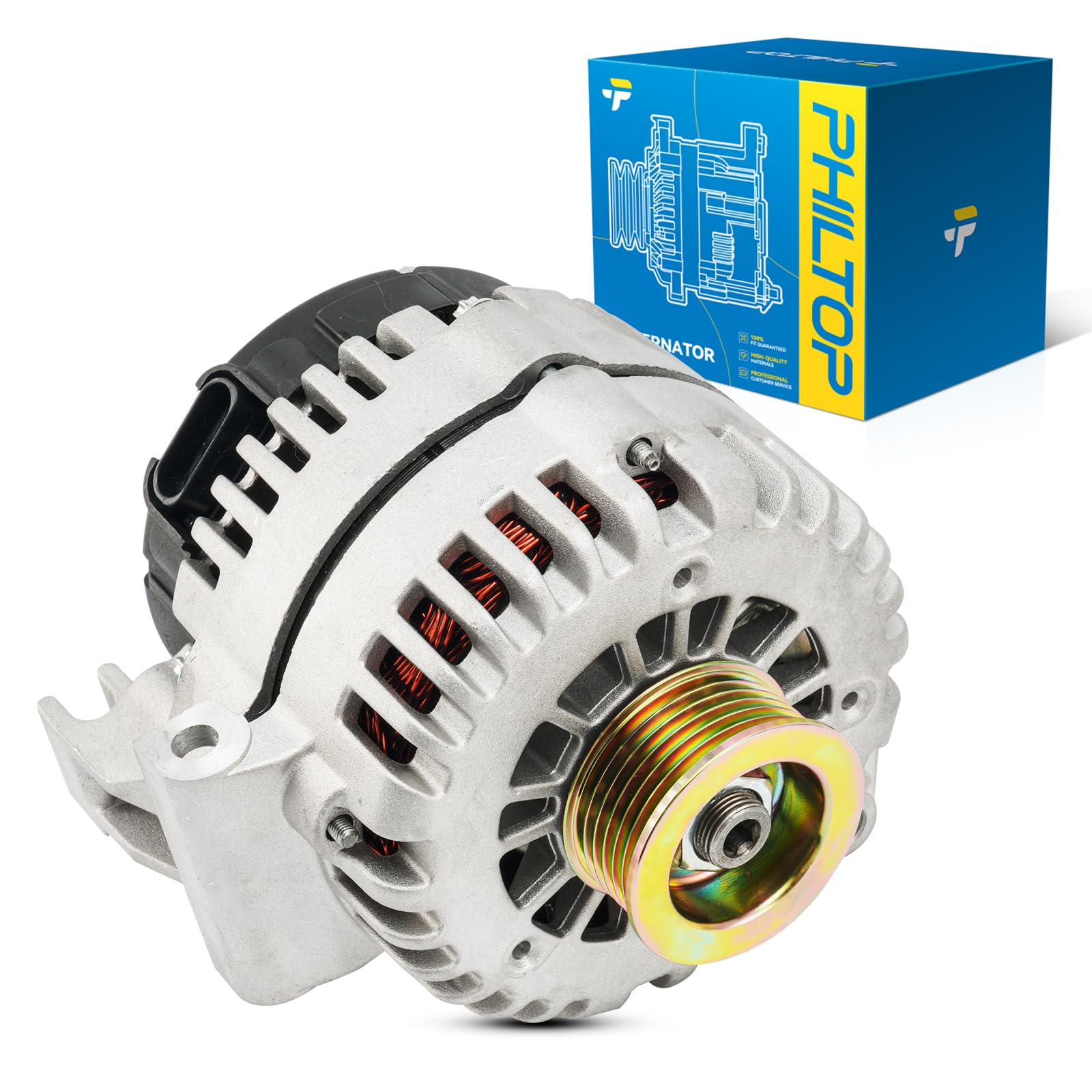 PHILTOP 8235N New Alternator Compatible with Buick Park Avenue 1999-2004