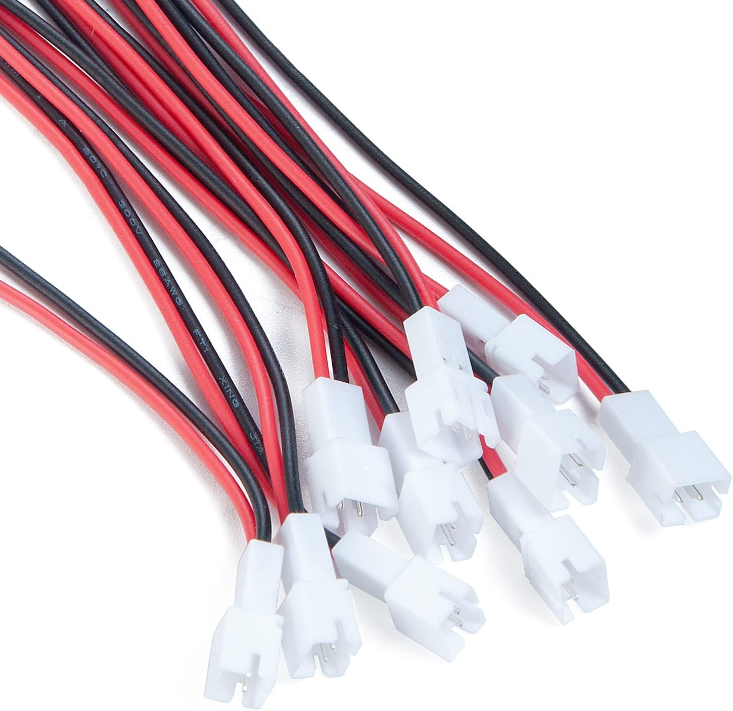 RC-Hub 10Set JST-PH 2.0 Male and Female Battery Connector Cable for 1/24 Axial SCX24 RC Crawler Car