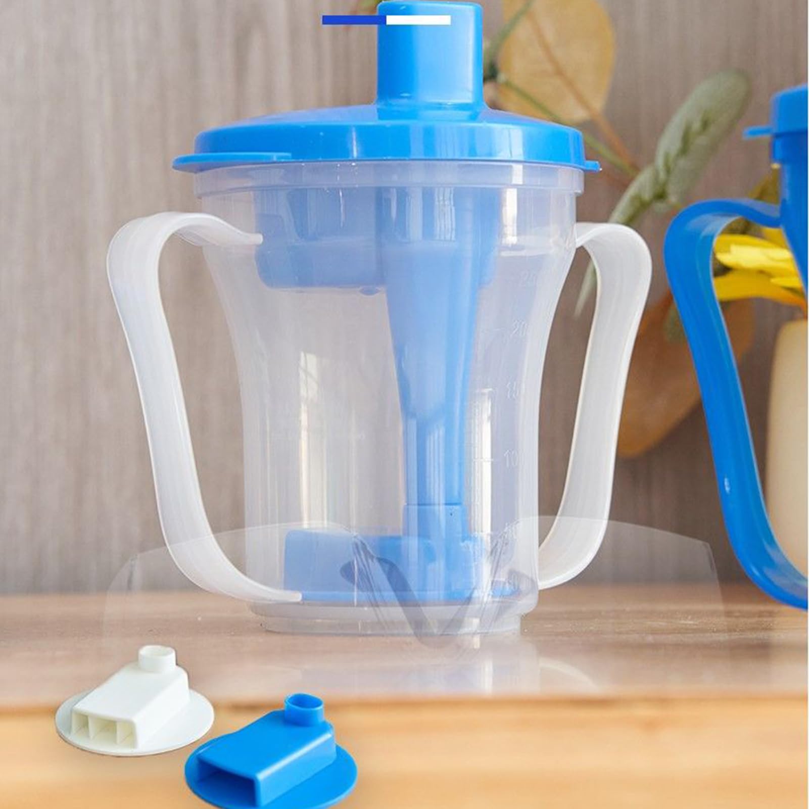 Borraccia regolabile per disfagia, bottiglia d'acqua con cannuccia, a prova di soffocamento, a prova di fuoriuscite, per ospedale, casa, letto, viaggi, pazienti, bambini, adulti, anziani