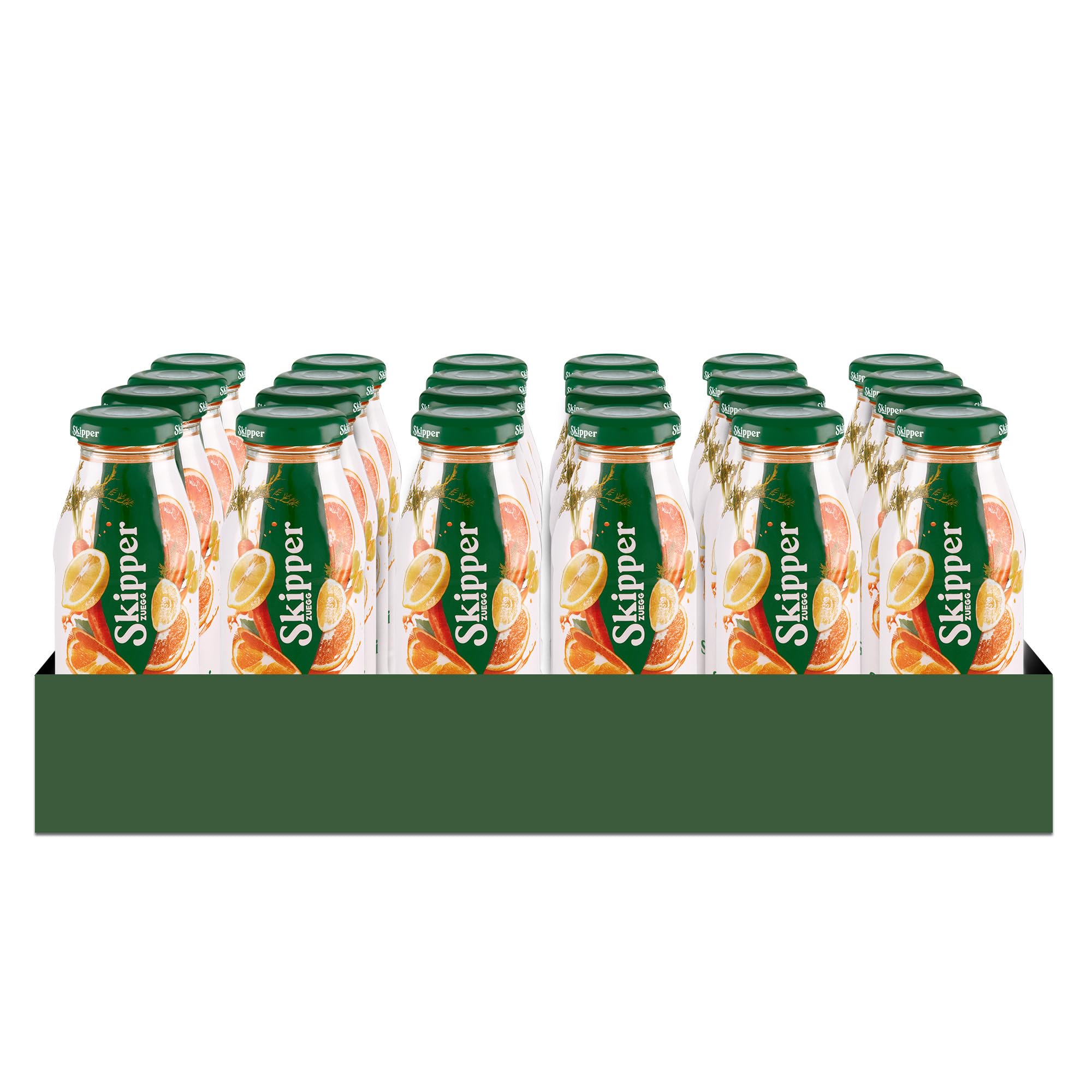 Succo di Frutta Gusto Ace Senza Zuccheri Aggiunti, Linea Bar in Bottiglietta di Vetro - Bevanda a base di Frutta e Verdura con Arancia, Carota, Limone (200ml x 24 Pezzi)