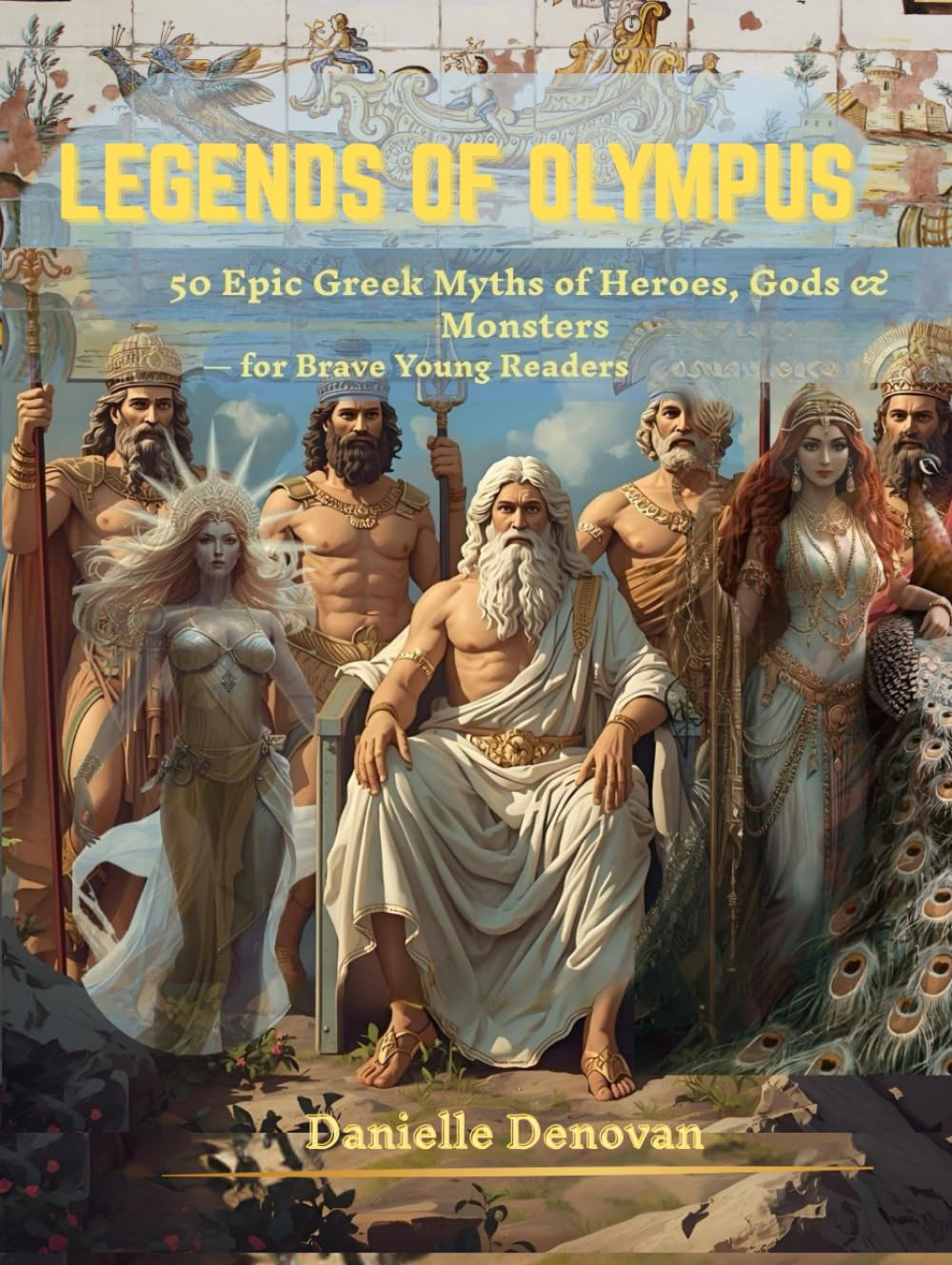 Legends of Olympus: 50 Epic Greek Myths of Heroes, Gods & Monsters — for Brave Young Readers (Ages 10–14+) (Discover the Ancient World)