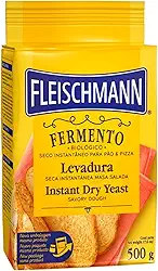 Fermento Biológico Seco Instantâneo Fleischmann Massa Salgada 500g