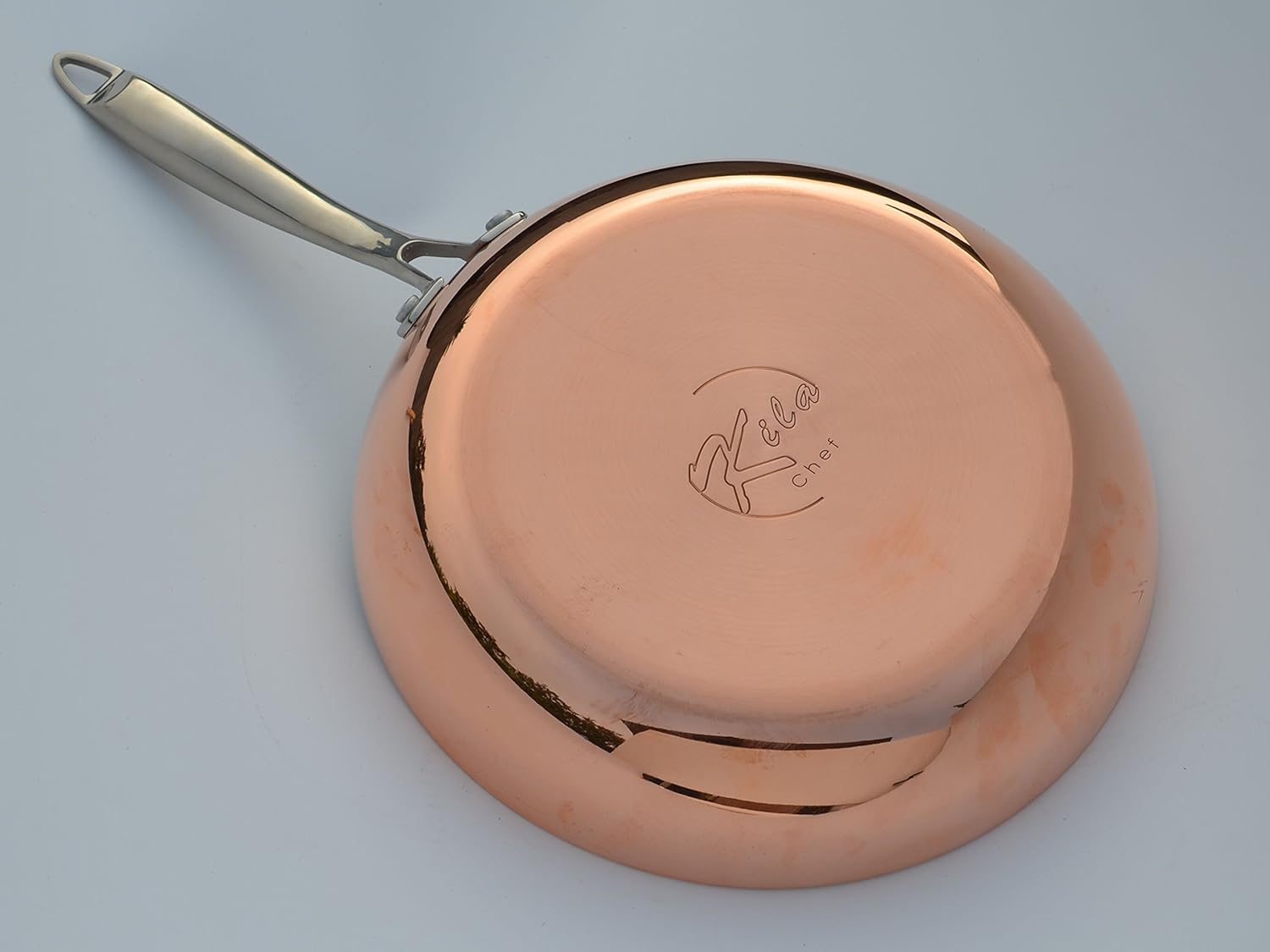 Kila Chef Tri-Ply Copper Bottom Frying Pan: Copper Skillet: Home & Kitchen