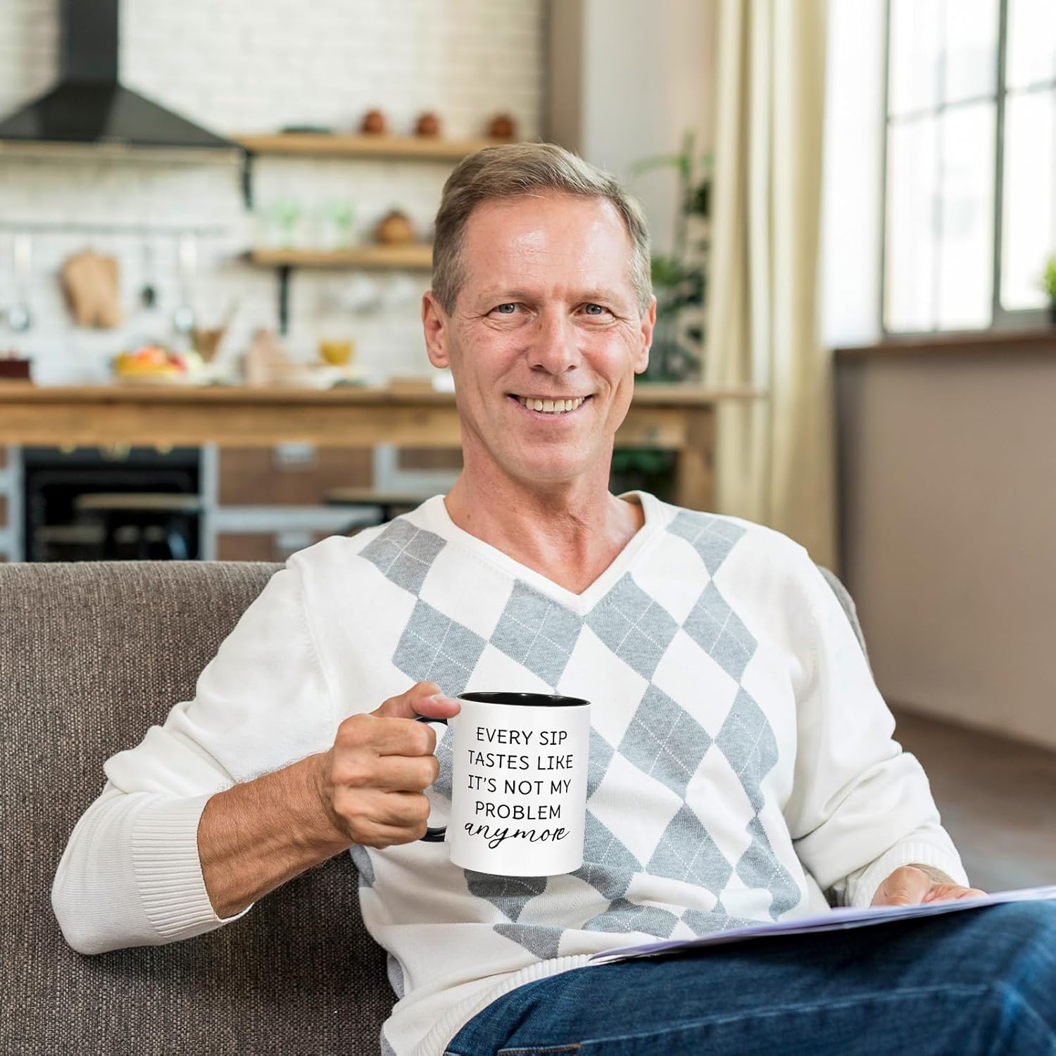 Retirement Gift for Woman Men, Funny Retirement Mug, Best Retirement Gifts for Women Men 2026, Coworkers, Friends, Sisters, Mom, Teacher, Boss - Not My Problem Anymore Retired Cup 11oz - Image 6