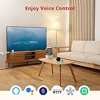 Vista 4 de SwitchBot Hub Mini Smart Remote - Blaster de IR, Link SwitchBot a Wi-Fi (Soporte 2.4GHz), Control de TV, Aire Acondicionado, Compatible con Alexa