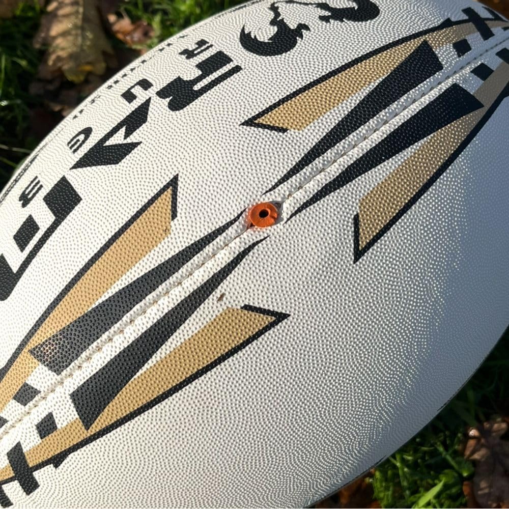 Rugby Ball - Victor 2.0 Elite Match Rugby Bälle – Mit Evolution Rubber Technology - 4-Schicht-Konstruktion - 3D-Griff für das ganze Jahr über überlegene Handhabung und Passkontrolle – Größen 5 & 4