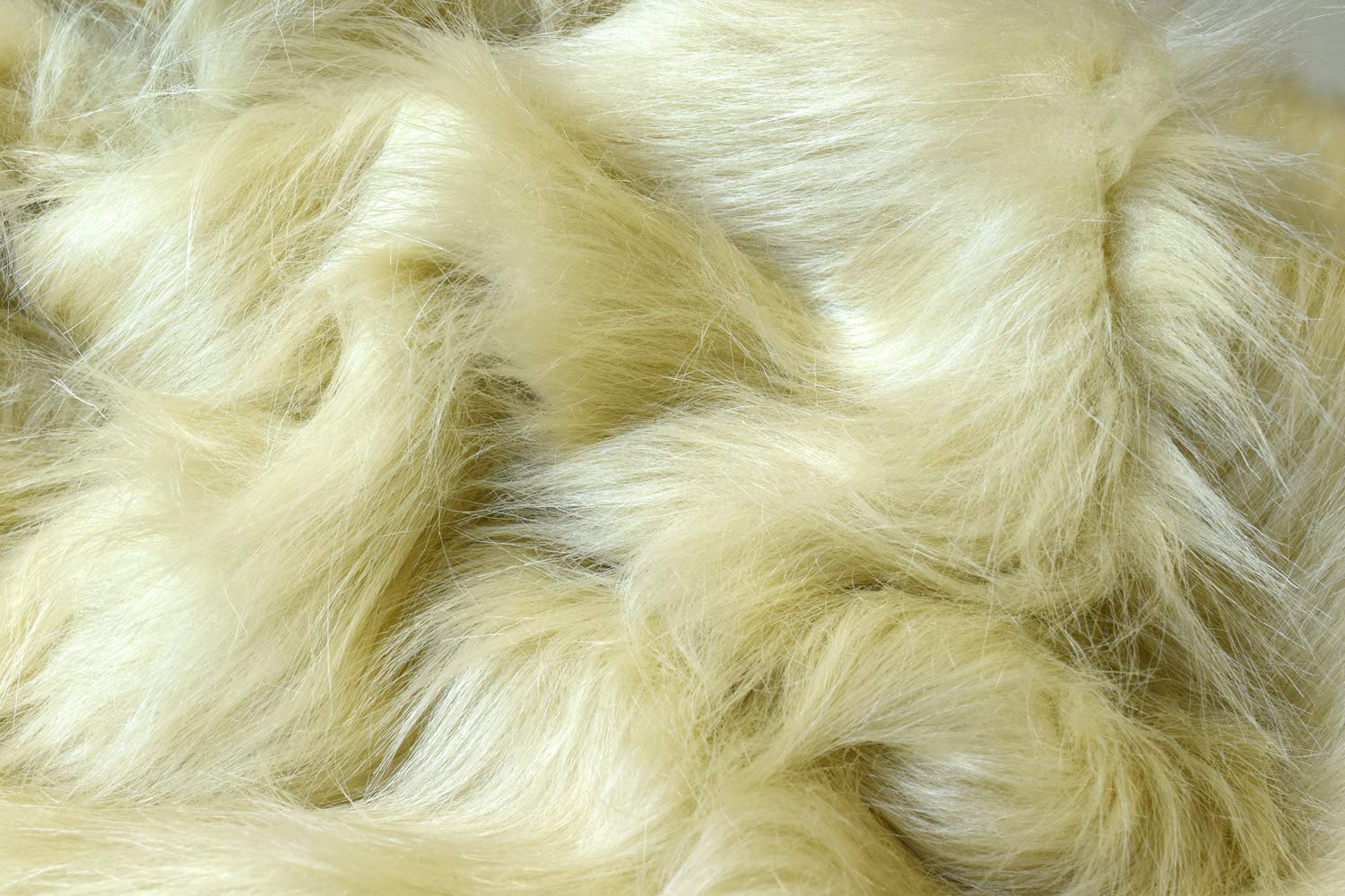フェイクファー 毛足長め ベージュ 2m 【公式通販】