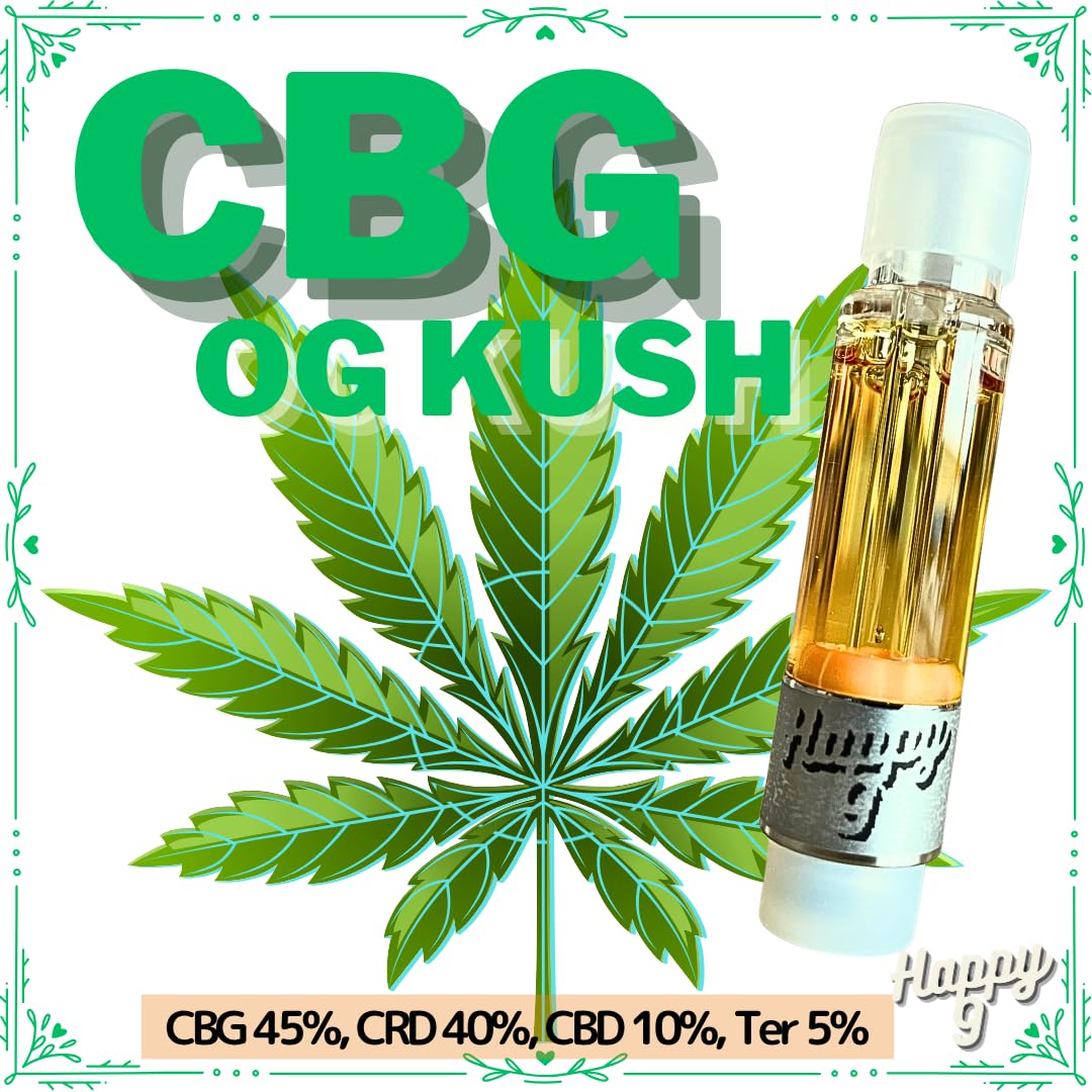 Amazon | Happy9【CBG】CBDリキッド 『OG KUSH』 1ml CBG45%, CRD40