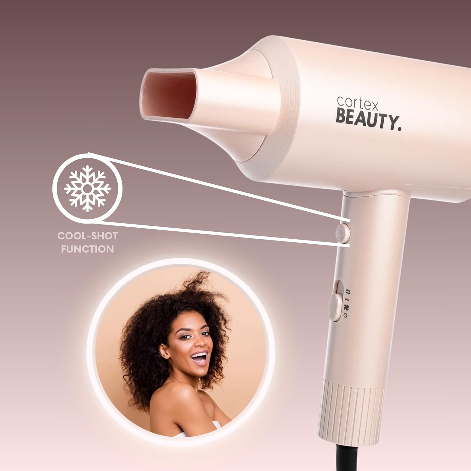 Cortex Beauty Hot Shot Dryer (Pink V)