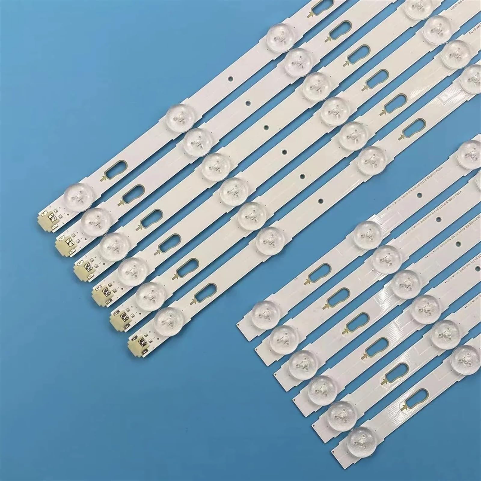 Striscia di retroilluminazione a LED 12pc adatta Fit For Samsung 55 "UE55KU6020K UE55KU6020U UE55KU6020W UE55KU6050K UE55KU6070U UE55KU6072U UE55KU6075U