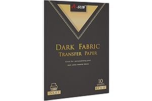 A-SUB Printable Transfer Paper for Dark Fabrics
