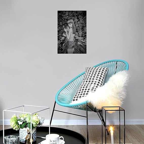 WSXCWQ Tomie Kawakami by Junji Ito Horror Character Art Poster by Junji Ito 1 Canvas Poster Wall Art Decor Living Room Bedroom Decor Print Picture Print Unframe-style 08x12inch(20x30cm)