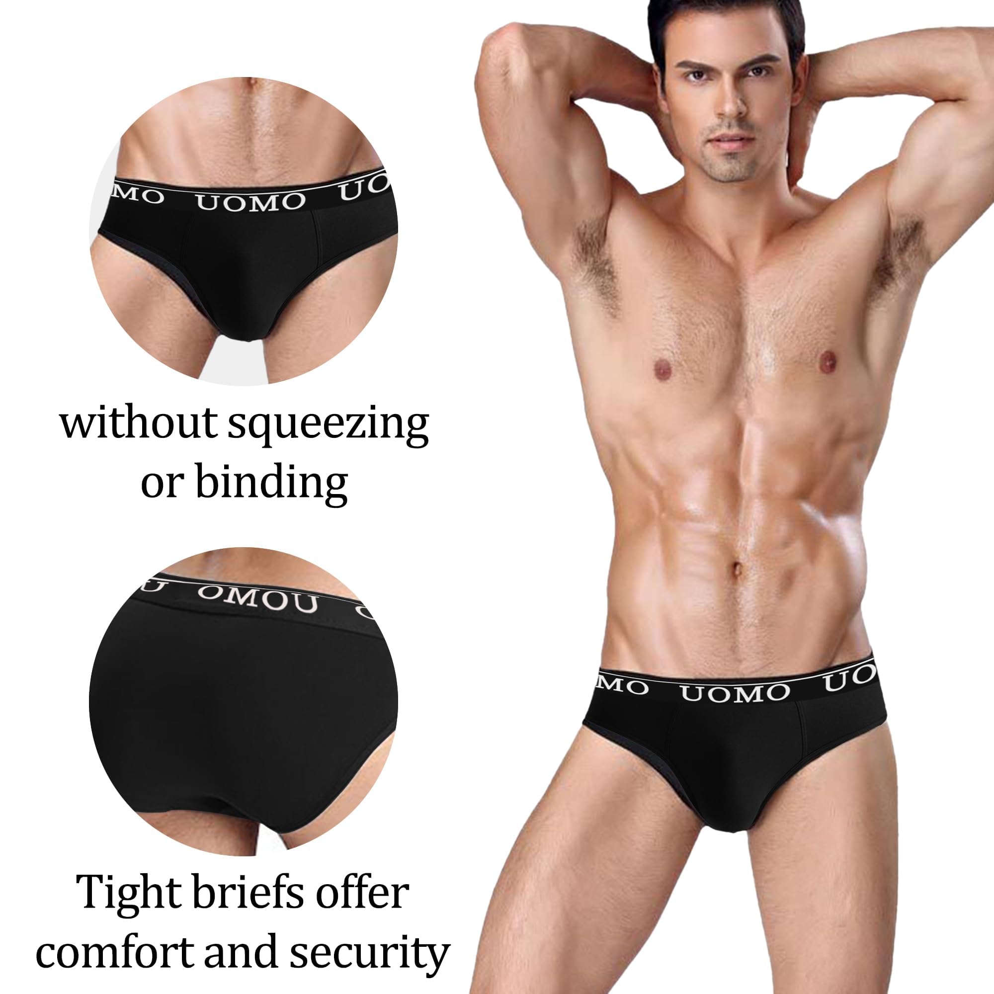 Channo Slip Uomo in Cotone Uomo – Comodo, Traspirante, Morbido e Aderente