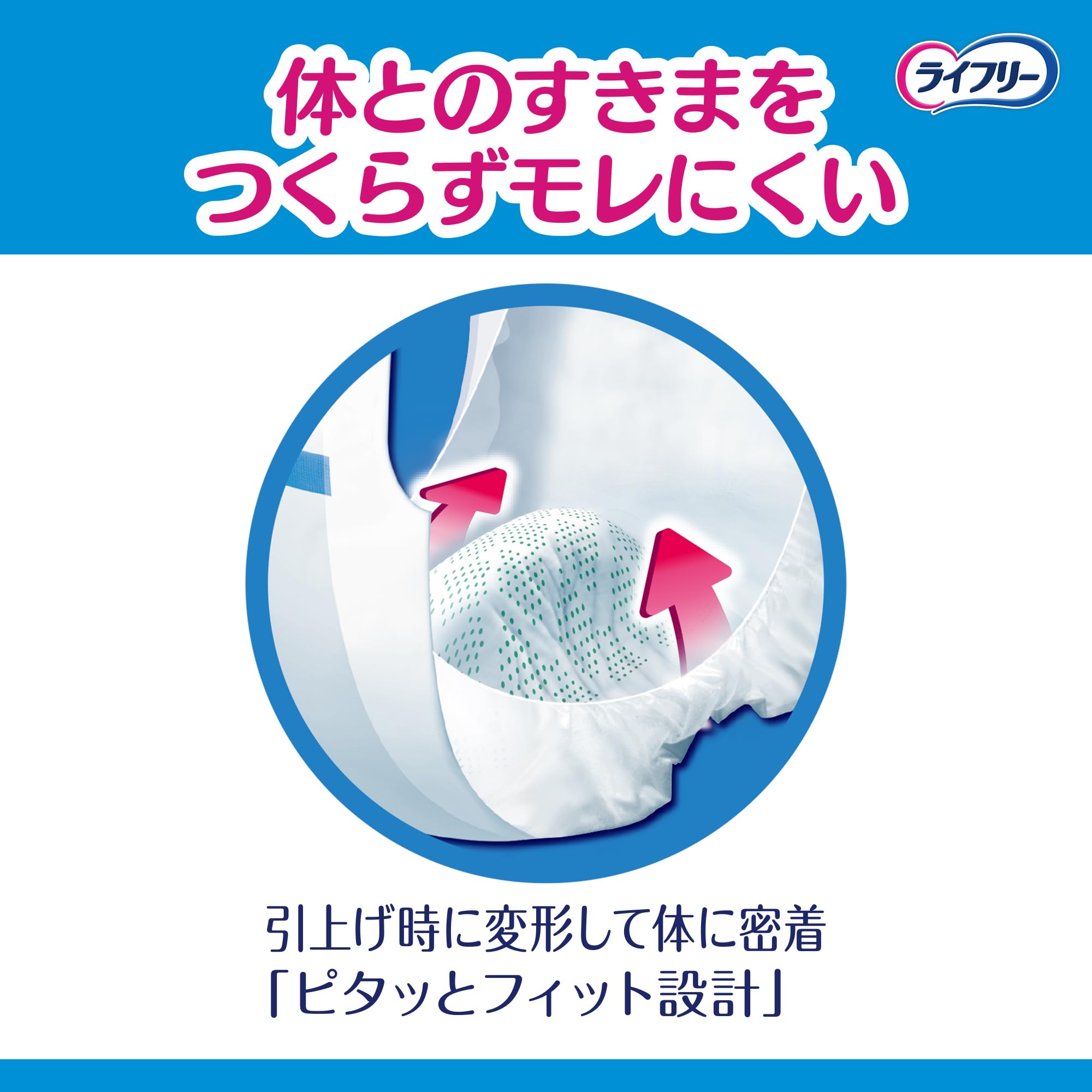 Amazon | ライフリー パンツ用尿とりパッド ズレずに安心紙パンツ専用