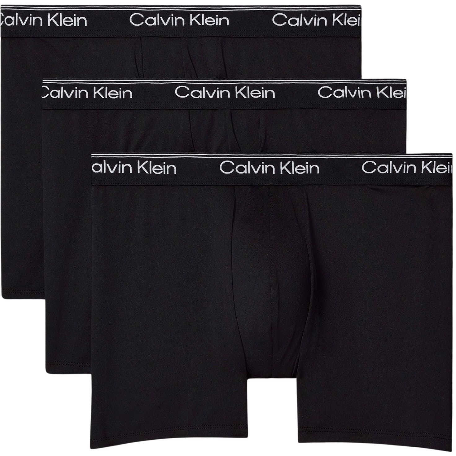 Calvin Klein Men's BOXER BRIEF 3PK Boxer Brief, BLACK (3 BLACK), S