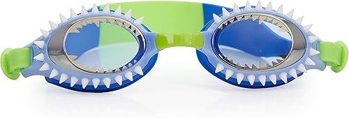 Bling2o Hammerhead - Gafas de natación azules para niños con protección UV (mayores de 3 años), sin látex, material 100% silicona, incluye