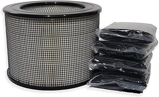 PUREBURG Replacement True HEPA Filter Kit Compatible with Filter Queen Defender Air Purifier 4000 7500 360, H13 High-efficiency True HEPA 4 Charcoal Pre-Filter Wraps Air Clean,1-Pack