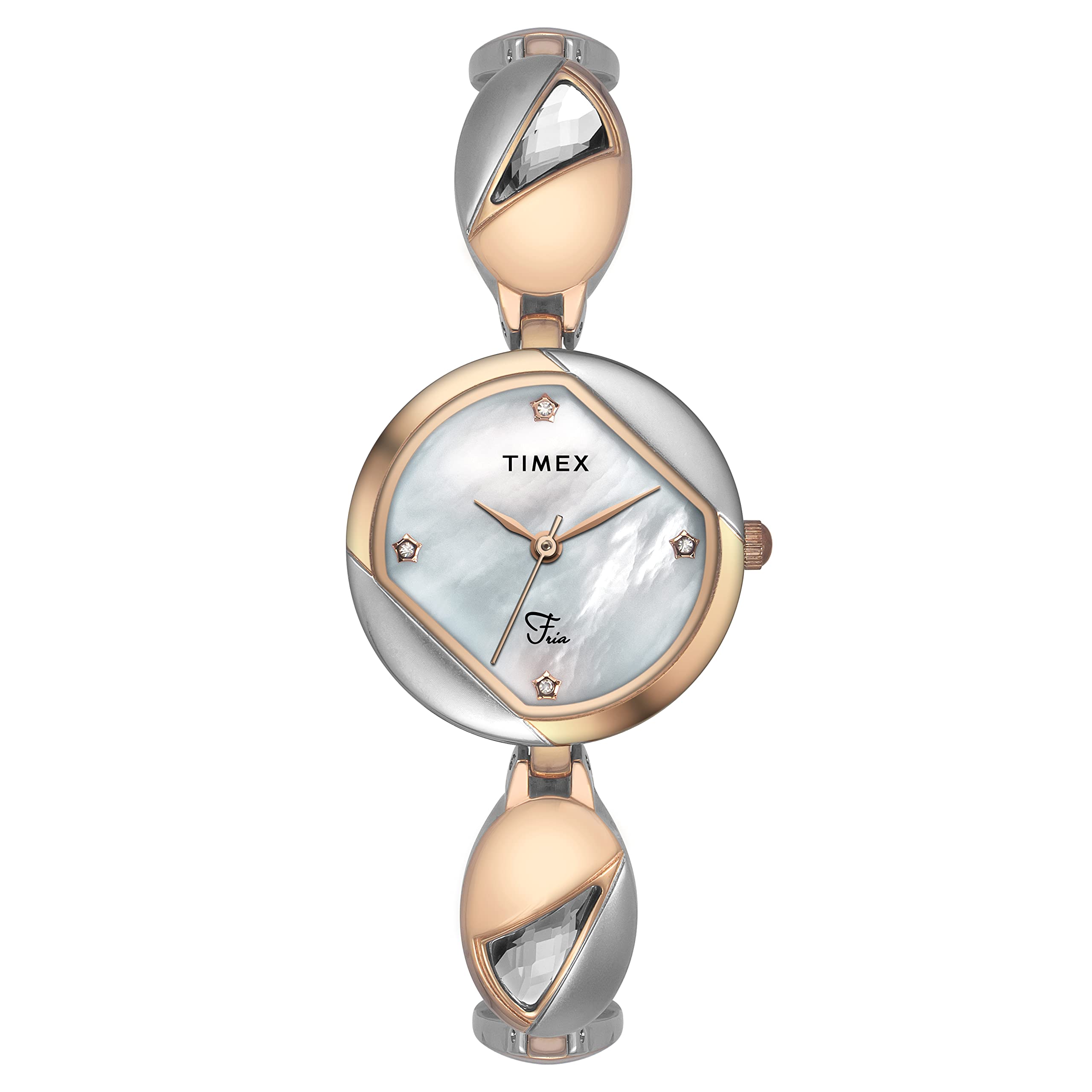 TIMEX Women Brass Analogue Pink Dial Watch - Twel16301, Band Color-Multicolor (B0BQM3DS4X) Amazon Price History, Amazon Price Tracker