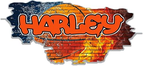 Calcomanía de pared personalizada con nombre de graffiti en 3D, calcomanía decorativa de vinilo para decoración de vinilo, extraíble, despegar y