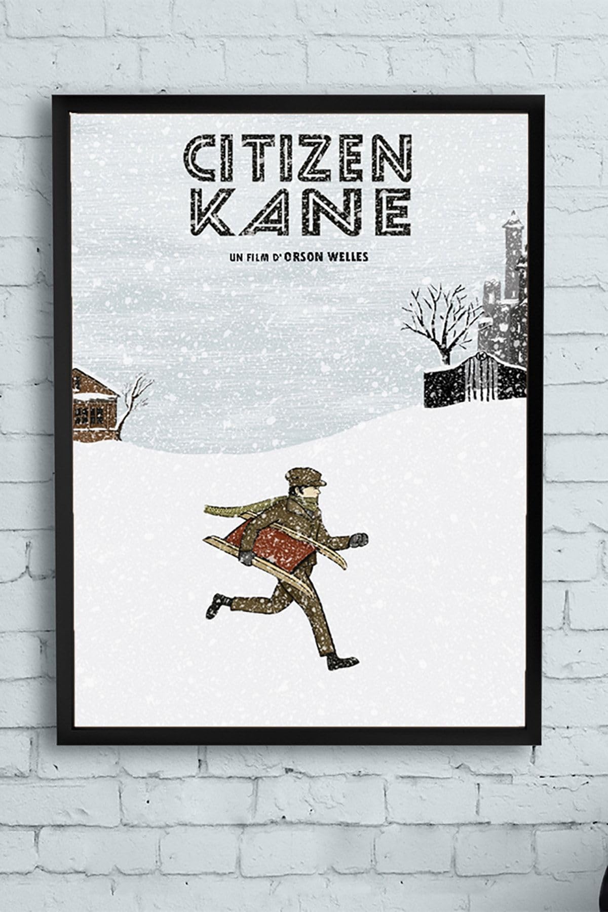 Postermanya (pster10567) Citizen Kane Film Afişi Çerçeveli Tablo 4 (21x30cm)