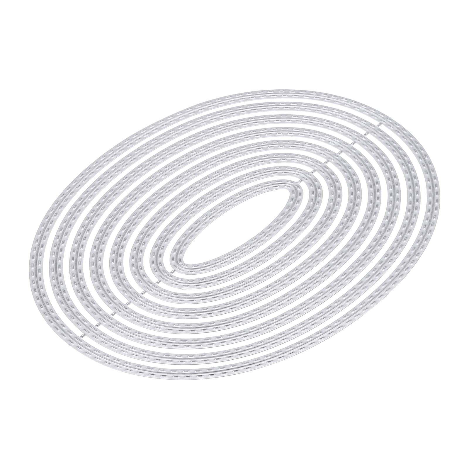 PATIKIL Oval Die Cuts Shapes Metal Stencils Background Dies Clearance Scrapbooking Die-Cuts for Paper Crafting, Card Making, Scrapbooking and Embossing, 5.7 x 4.4