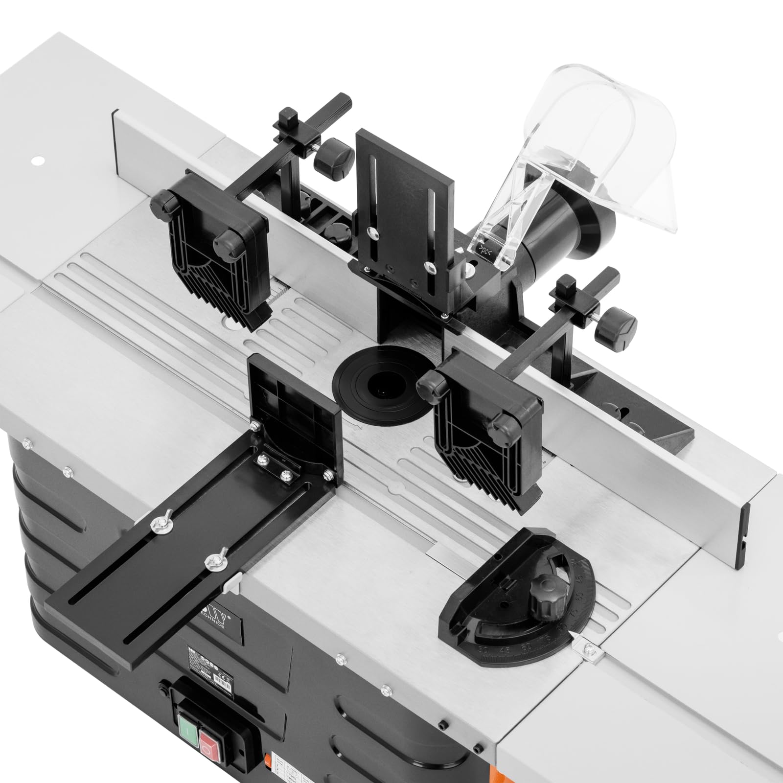 MSW MSW-WOBD-1500Y - Fresa de Mesa, 1500 W, Hasta 24.000 RPM, Fresadora de Madera