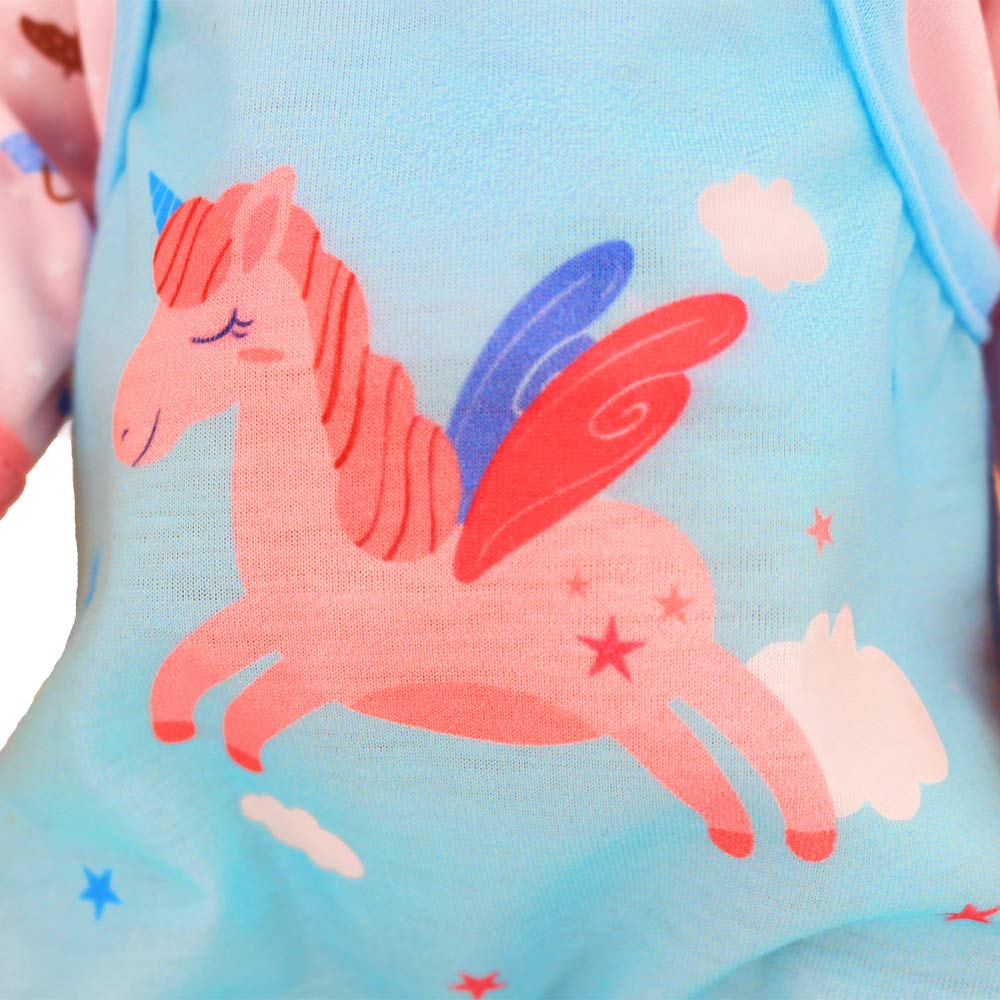 Ropa De Muñeca ZWOOS – Atuendo Unicornio Con Sombrero Para Muñecas De 35-43 Cm, Regalo De Moda Infantil
