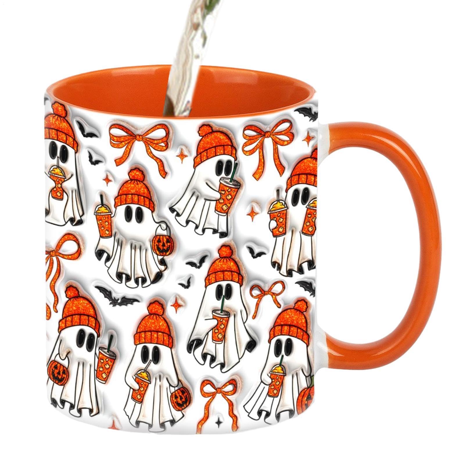 Taza de cerámica para café ideal para regalo de Halloween en el hogar