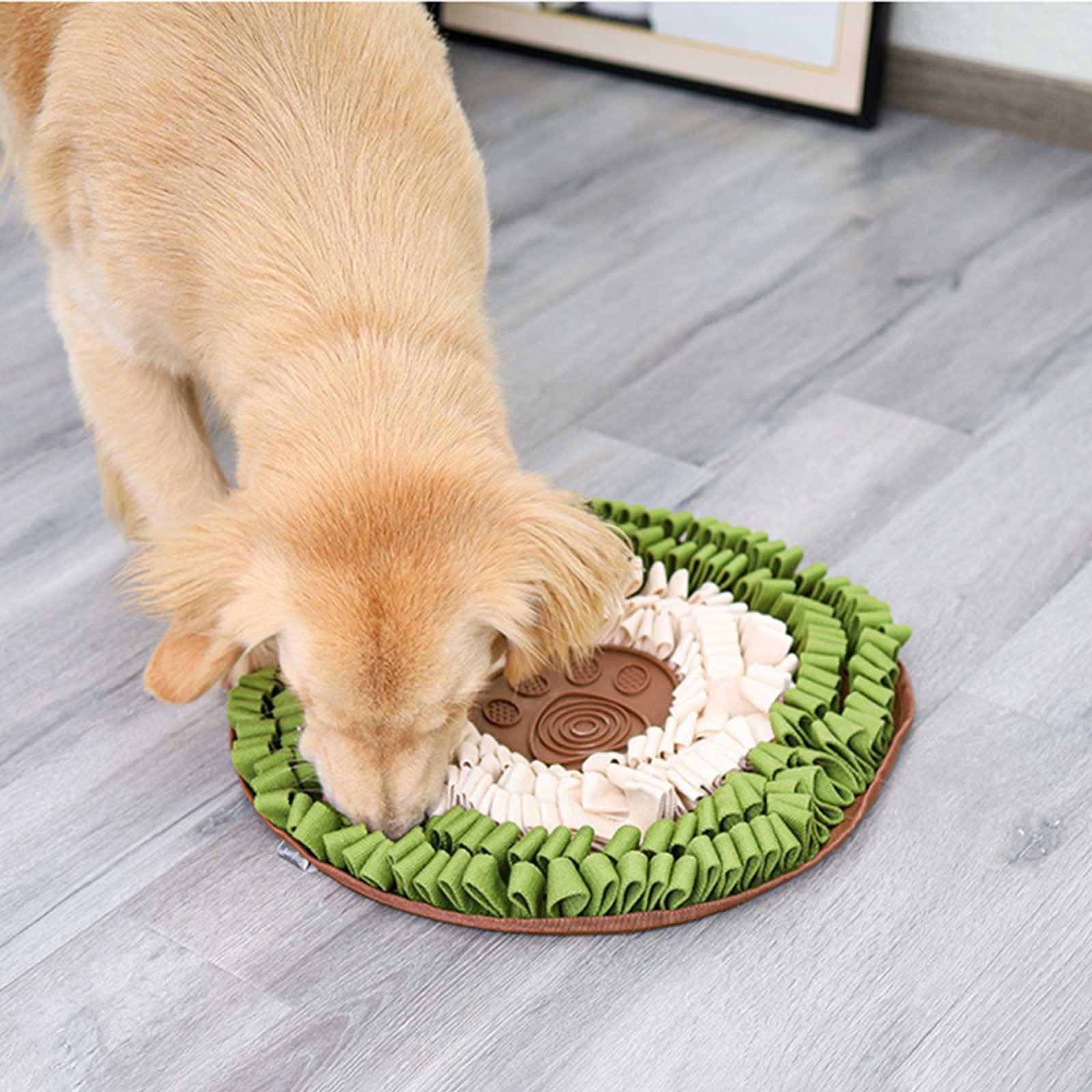 Tappetino da fiuto per cani con alimentatore lento e puzzle, lavabile in lavatrice