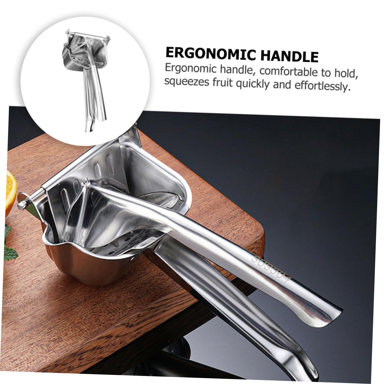 Manuale Spremiagrumi in Acciaio Inox per Arance e Limoni