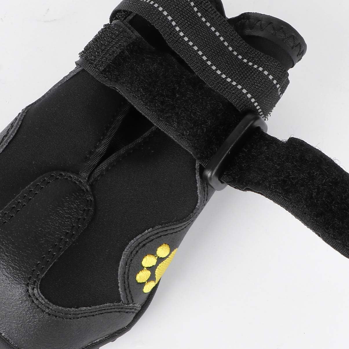 Hemobllo 4pcs Anti- Dog Boots Warm Shoes for Pets Black Protects Paws from and Abrasive Easy to Wear Closure 7 711D1aYDjnL. AC SL1205