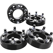Betthand 4PK 6x5.3 6x134.62mm to 6x5.5 6x139.7mm Wheel Spacers, 87.1mm Centric Hub Bore, 1.5 inch with M14x2 Studs Thread for Ford F-150, Expedition, Navigator, Mark LT 4 Pieces, 2pairs