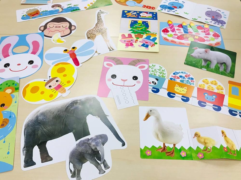 パネルシアター　くまのがっこう　学研　簡単カードシアター12か月 Amazon.co.jp: パネルシアター くまのがっこう 学研 簡単カード