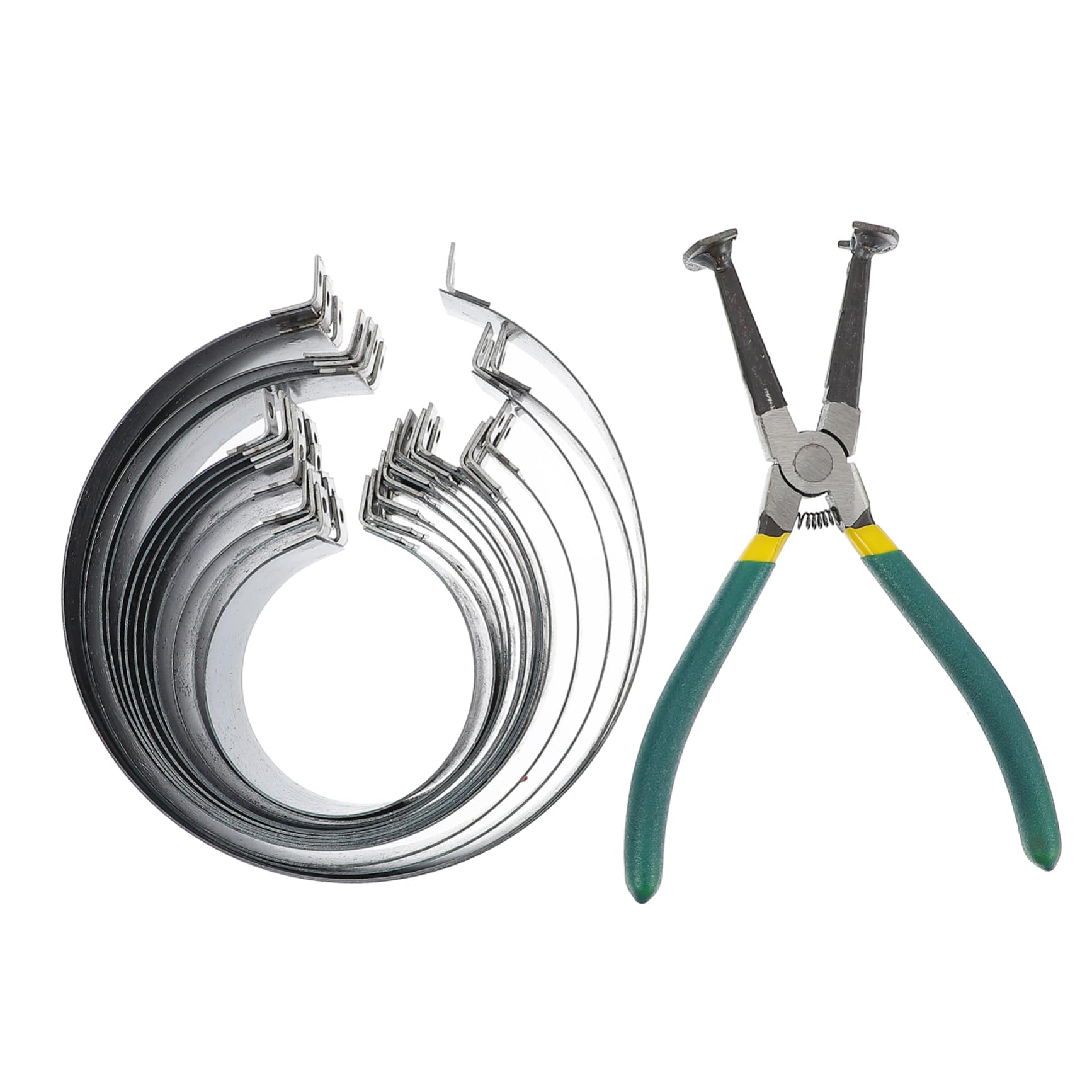 Cabilock Kit Attrezzi Compressore Anelli Pistone per Motori Auto Pinza in Acciaio al Carbonio e Serraggio Fine, Facile da Trasportare Custodia Inclusa